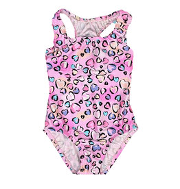 Dori Pink Multi Heart Swimsuit