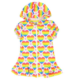 Coral & Reef Rainbow Love Infant Hooded Coverup