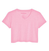 KatieJ NYC Cotton Candy Courage Crop Tee