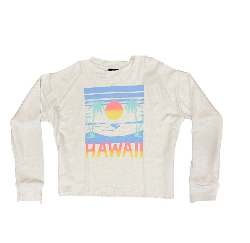 FBZ White Hawaii Sweatshirt
