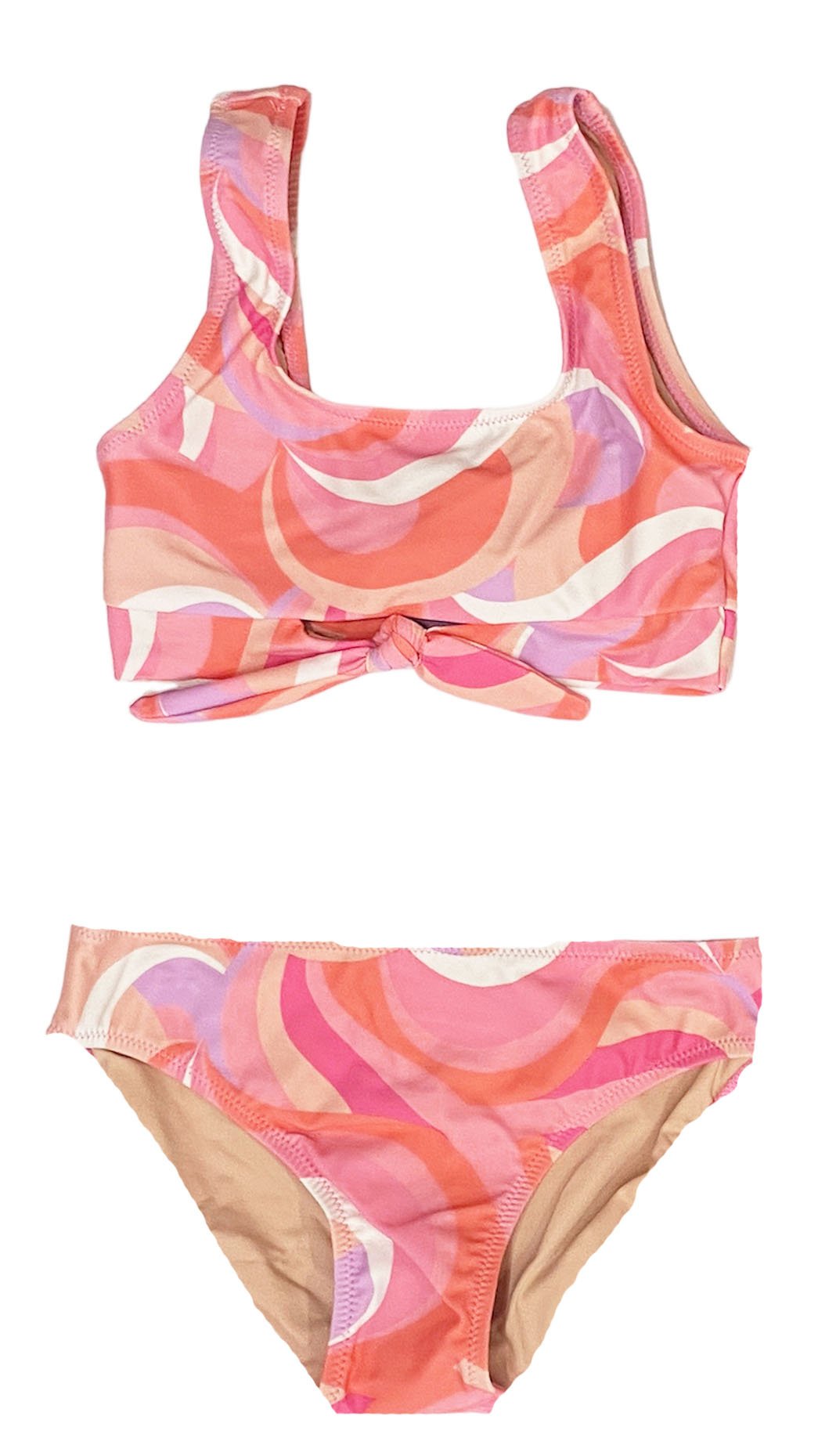 Shade Critter Pink Waves Knot Bikini