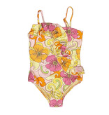Shade Critters Groovy Blooms Ruffle 1 pc Swimsuit