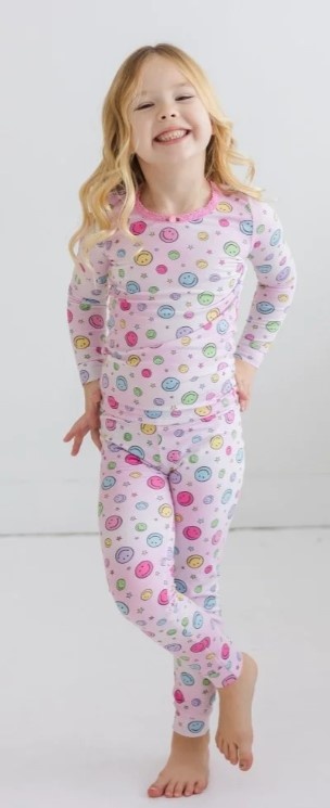 Esme Happy Pink Pajama Set