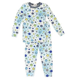 Esme Happy Blue Pajama Set