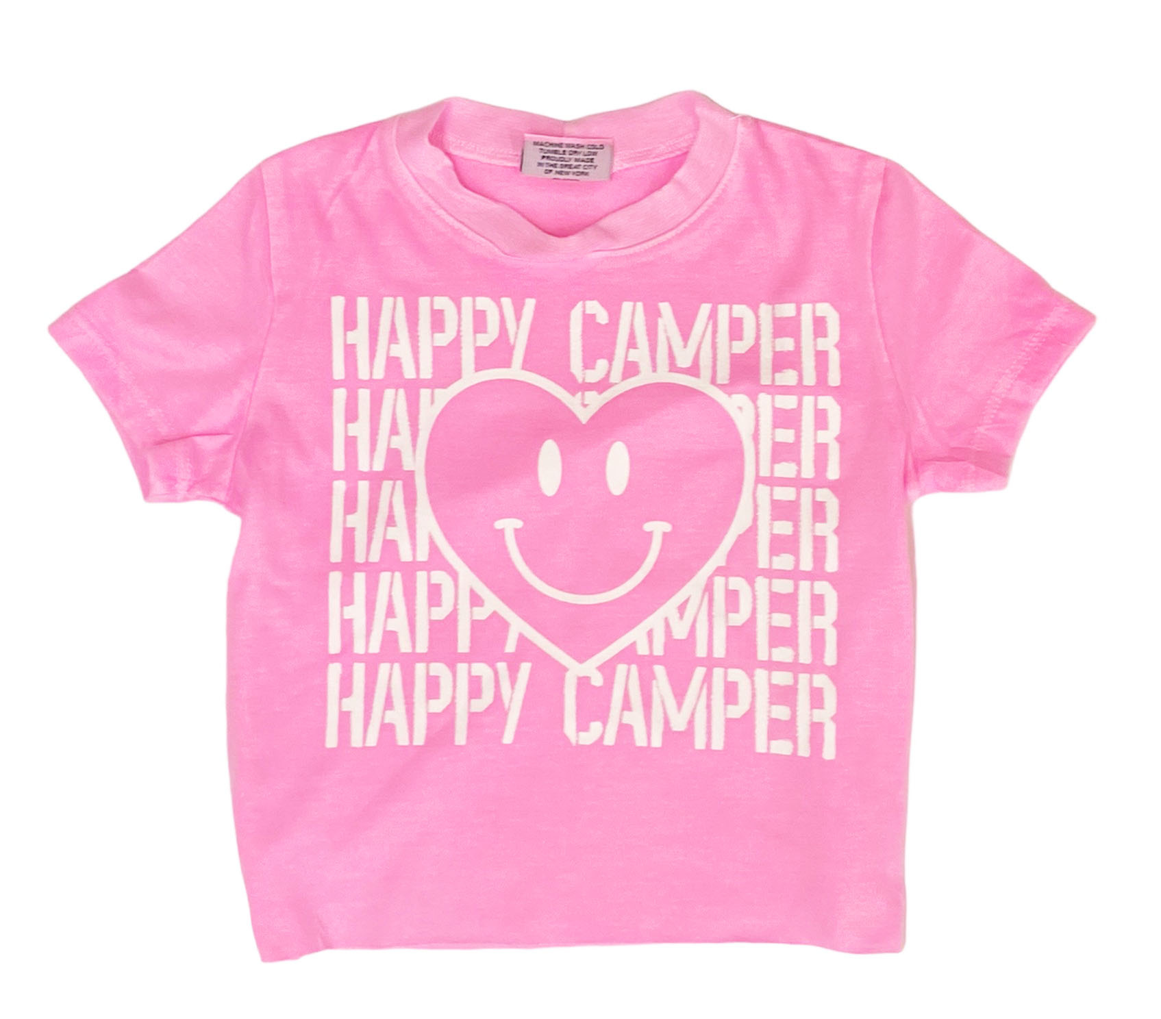 Firehouse Neon Pink Happy Camper SS Tee