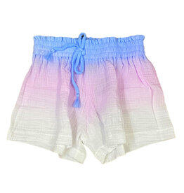 FBZ Blue/Pink Ombre Gauze Shorts