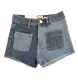 DL1961 Lucy Patch Pocket Denim Cutoff Shorts