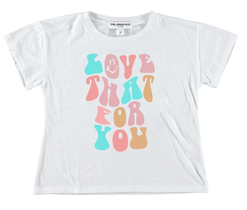 Suburban Riot Love that for You Crop Top
