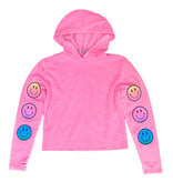 Firehouse Pink Ombre Smiley Hoodie