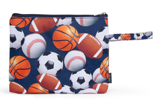 Navy Sports Canvas Wet Bag