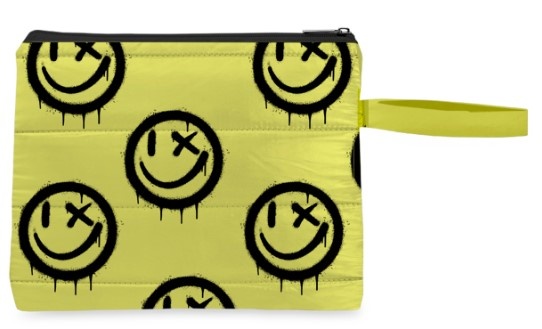 Drip Smiley Puffer Wet Bag
