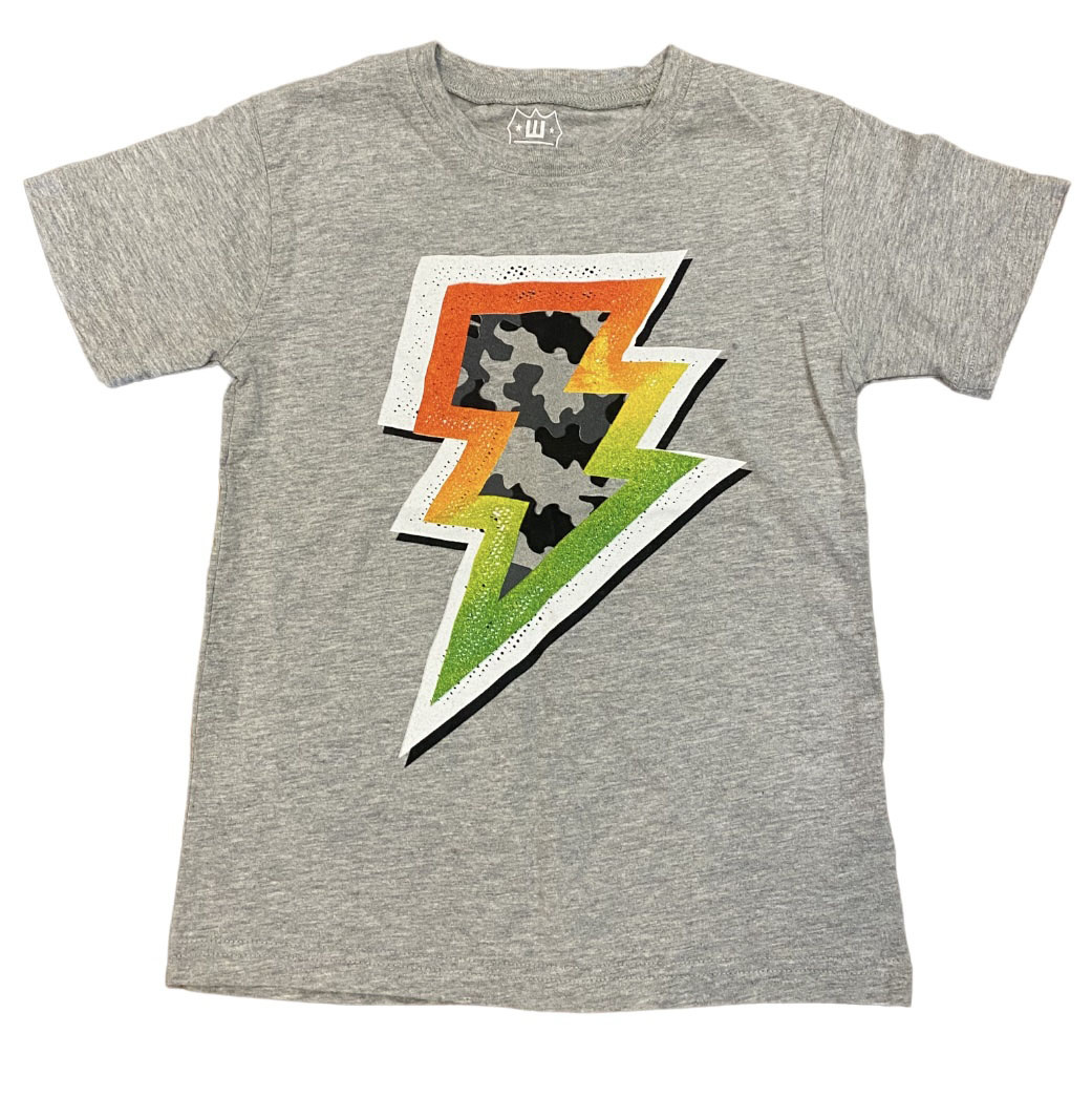 Wes and Willy Camo Bolt SS Tee