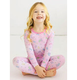 Esme Pink Candy Bear Pajama Set