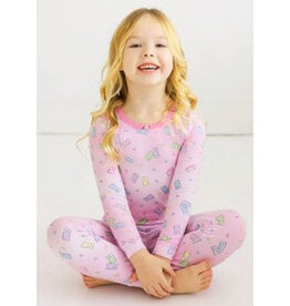 Esme Pink Candy Bear Pajama Set