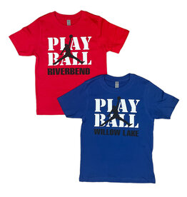 Play Ball - Basketball  Custom Camp Tee