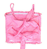 FBZ Pink Tie Back Gauze Short Set