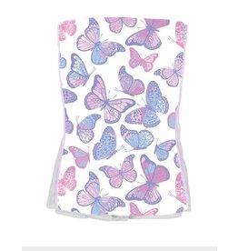 Baby Jar Lavender Butterfly Burp Cloth