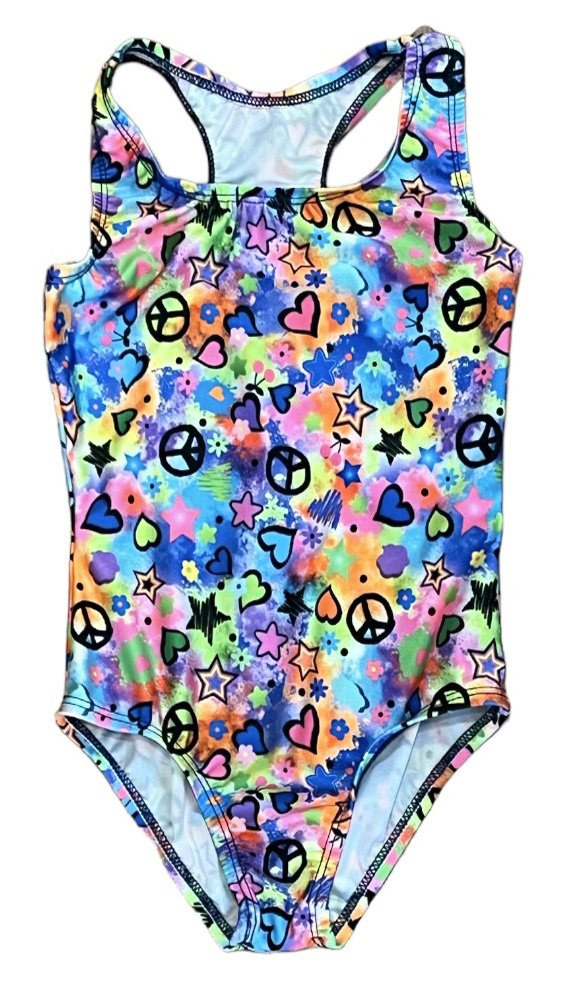 Dori Bright Rainbow Graffiti Swimsuit