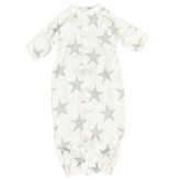 Baby Steps White/Grey Stars Conv. Gown