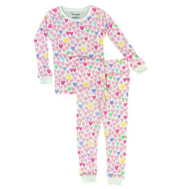 Baby Steps Lots O Hearts Infant PJ Set