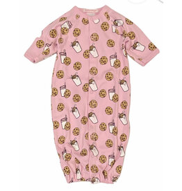 Baby Steps Pink Milk and Cookies Conv Gown