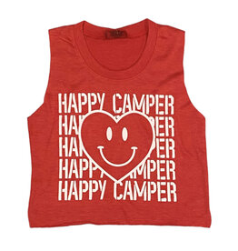 Firehouse Red Happy Camper SS Tee