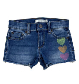 Tractr Denim Hearts Shorts