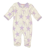 Baby Steps Lilac Stars Footie