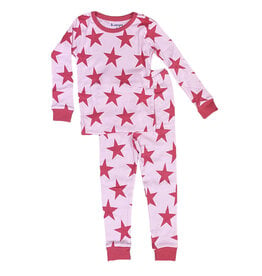 Baby Steps Large Pink Star PJ Set