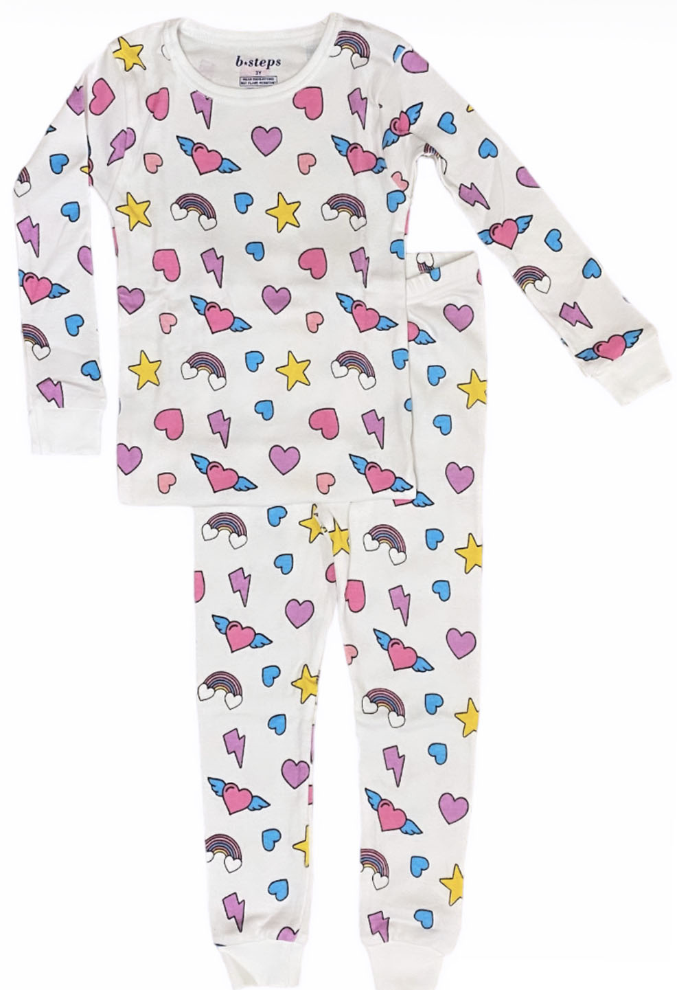 Baby Steps Rainbow Icons Infant PJ Set