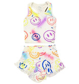 FBZ Multi Smile Splatter Infant Short Set