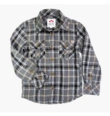 Appaman Grey/Beige Plaid Flannel Shirt