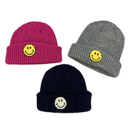 Smiley Patch Beanie