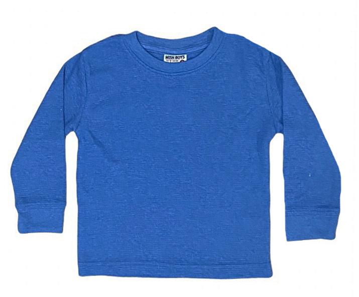Mish Cobalt Blue Thermal Infant Top