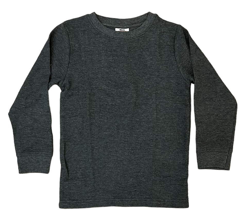 Mish Charcoal Thermal Infant Top