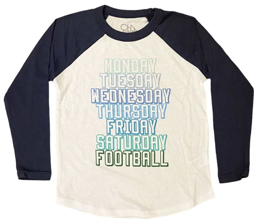 Chaser Football Sunday Baseball Tee