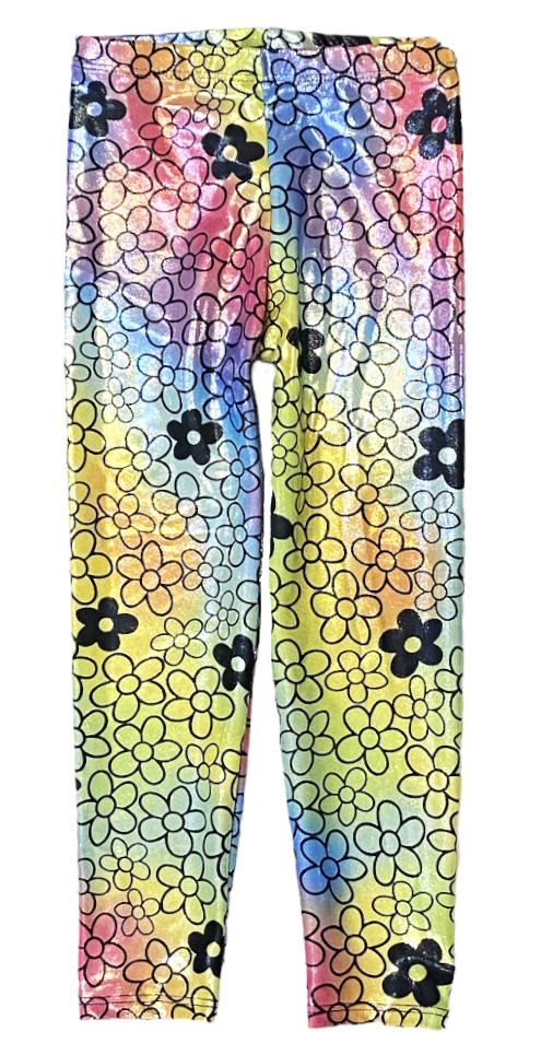 Social Butterfly Sparkle Daisy Infant Leggings