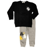 Little Mish Gold Graffiti Sweatpant Set