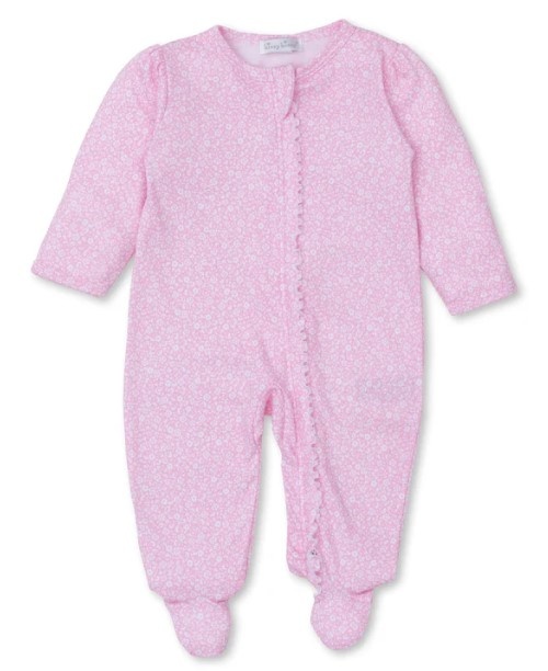 Kissy Kissy Fall Flower Patch Ruffle Zip Footie