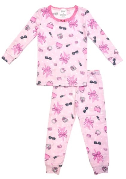 Esme J'adore Paris Infant Pajama Set