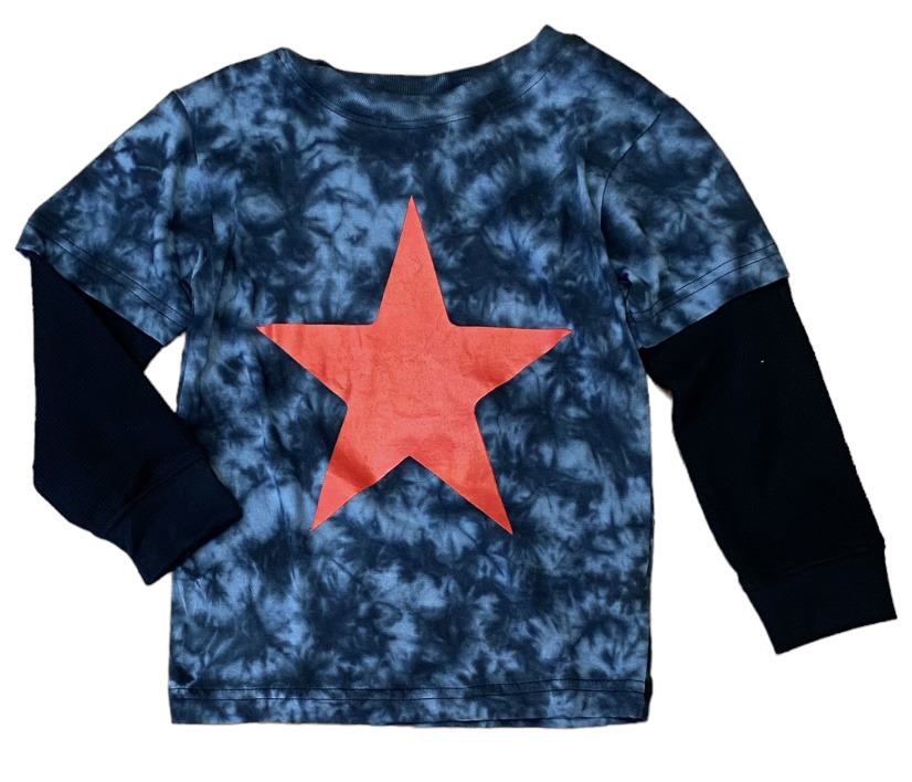 Mish Navy TD Red Star Twofer Top