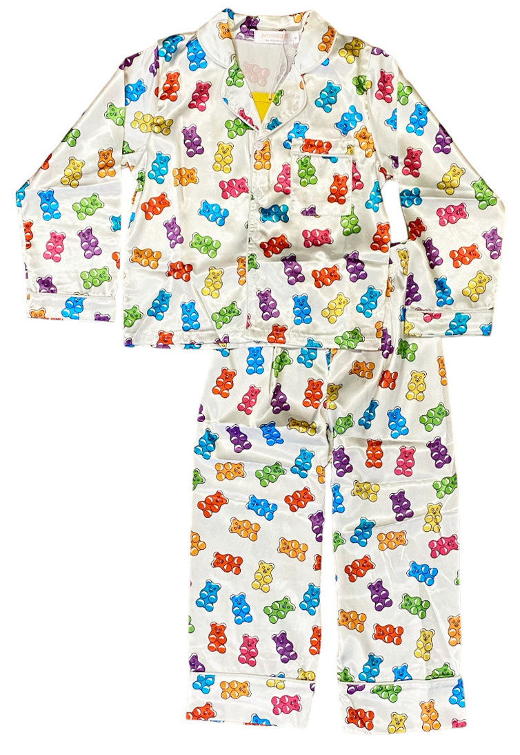 Tweenstyle Gummy Bear Poly/Silk Lounge Set