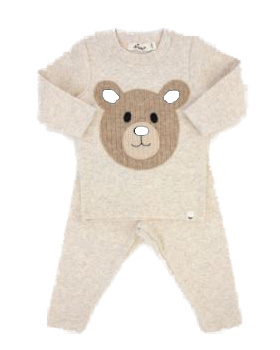 Oh Baby Teddy Bear 2 pc Set