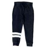 Mish Navy Enzyme Stripe Trim Infant Jogger