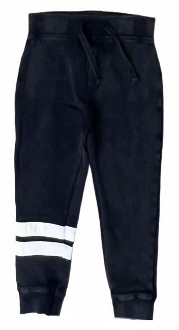 Mish Navy Enzyme Stripe Trim Infant Jogger