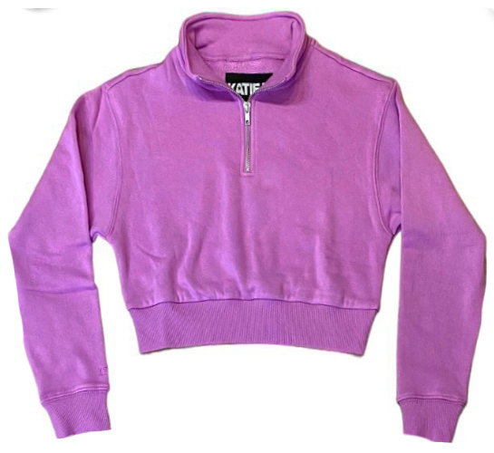 KatieJ NYC Peony Dylan Quarter Zip