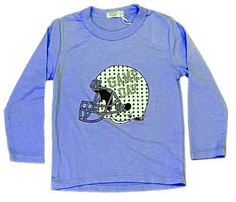 Cozii  Lt Blue Game Day Helmet Infant Top