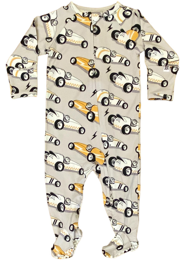 Speed Racer Zipper Footie