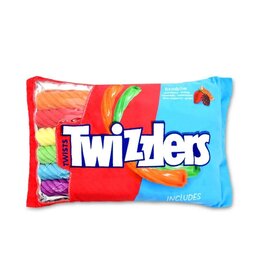 Iscream Rainbow Twizzlers Plush Pillow