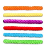Iscream Rainbow Twizzlers Plush Pillow